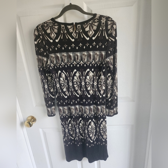 100% Silk Tory Burch Rossela Sheath Pencil Dress Knee Length Sz Small - Picture 2 of 11